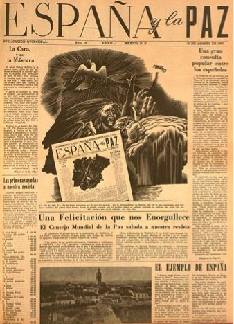 Rasgos de visualidad del exilio español antiimperialista en el periódico “España y la Paz”